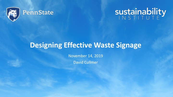 Effective Waste Signage Design at Universities