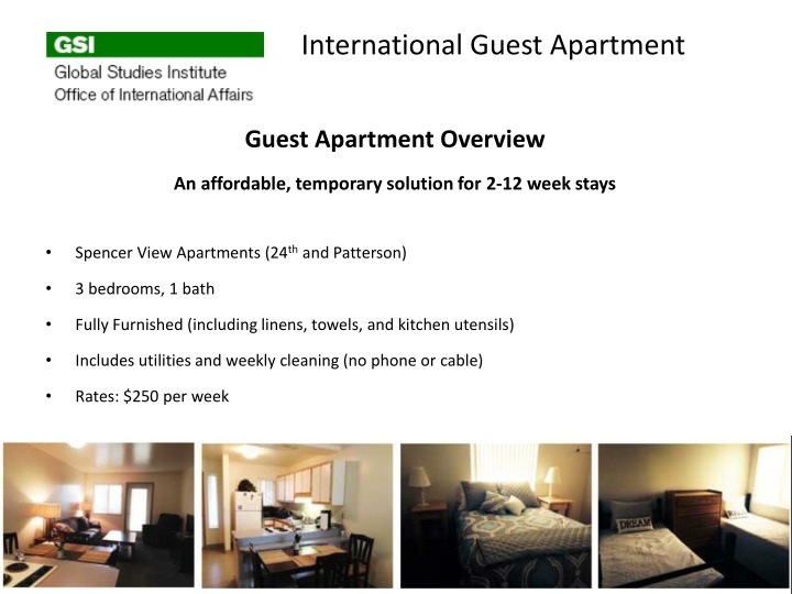 Affordable Temporary Accommodation at Spencer View Apartments
