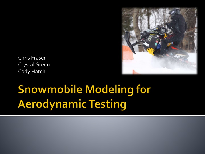 Modeling UICSC Snowmobile Parts for Aerodynamic Analysis