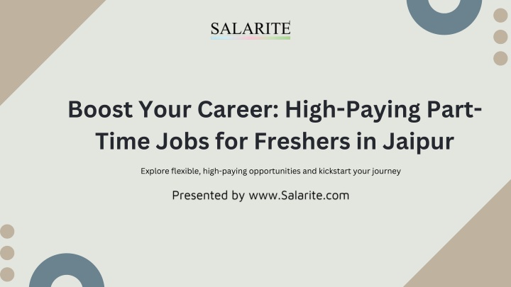 boost your career high paying part time jobs n.w