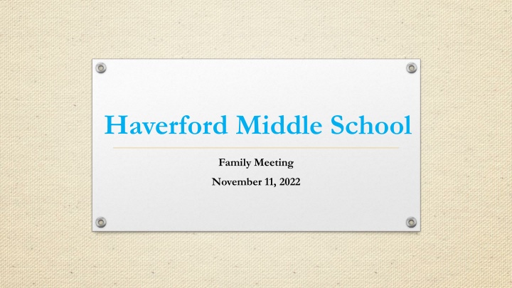 Haverford Middle School