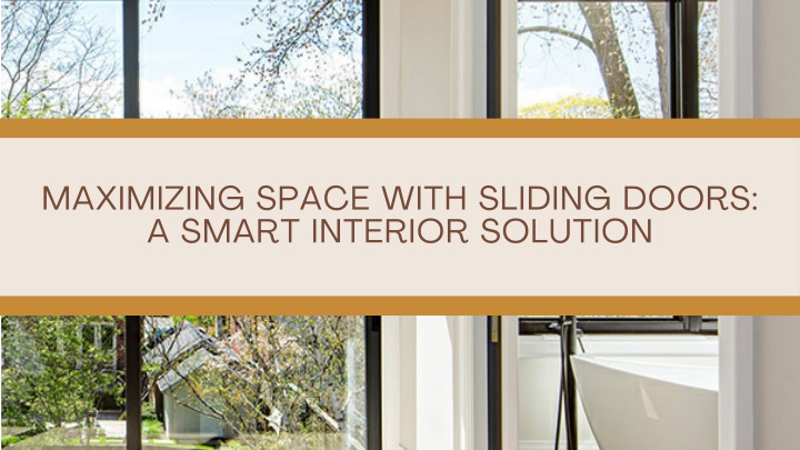 maximizing space with sliding doors a smart n.w