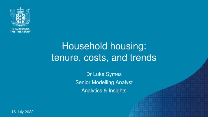 Household Housing Trends and Costs Analysis
