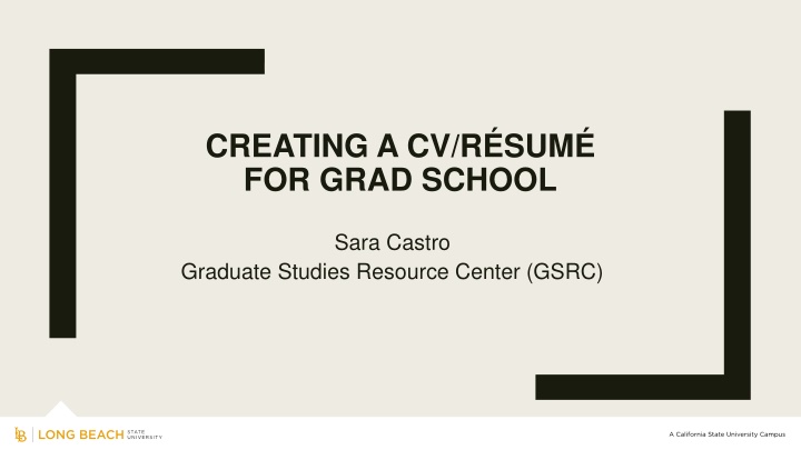 Creating a CV for Grad School: Key Differences and Formatting Tips