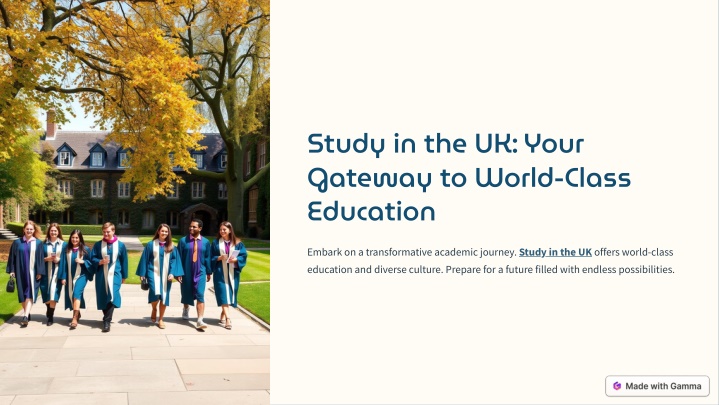 study in the uk your gateway to world class n.w