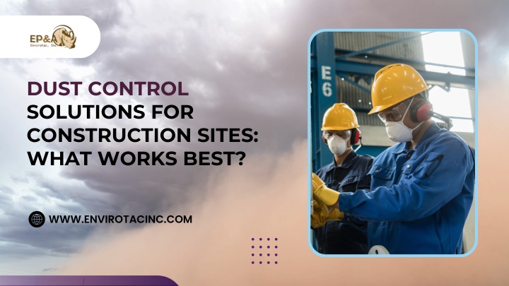 dust control solutions for construction sites n.w