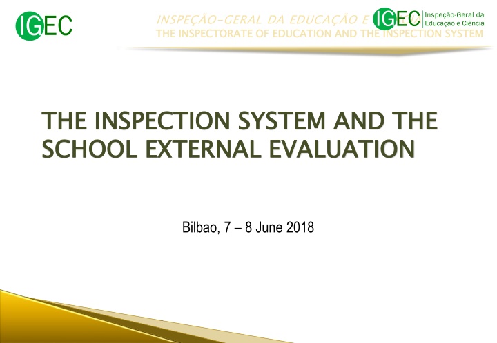 Inspectorate of Education and Inspection System Overview