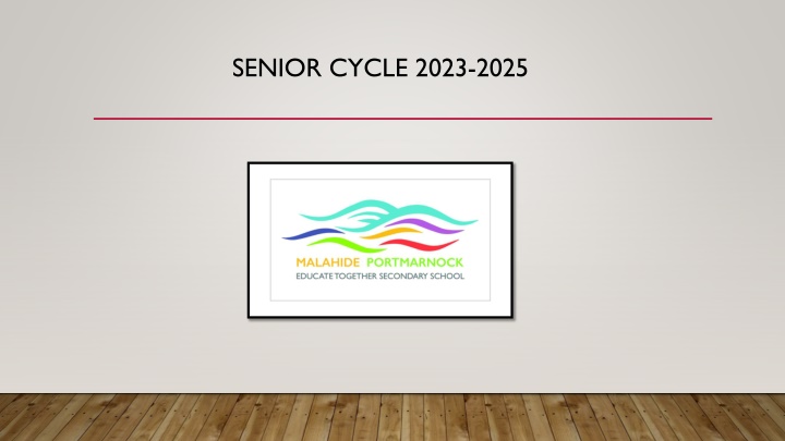 SENIOR CYCLE 2023-2025