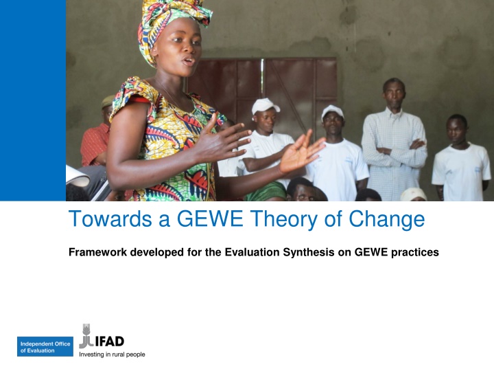 Towards a GEWE Theory of Change