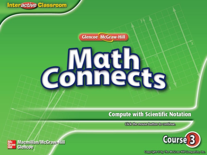 Scientific Notation Operations