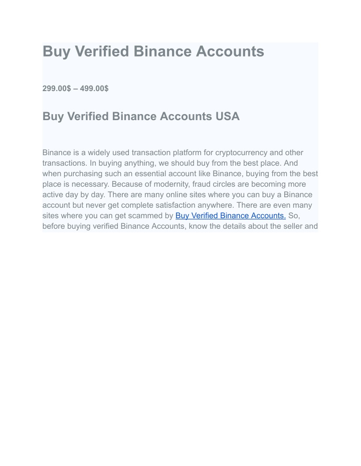 buy verified binance accounts n.w