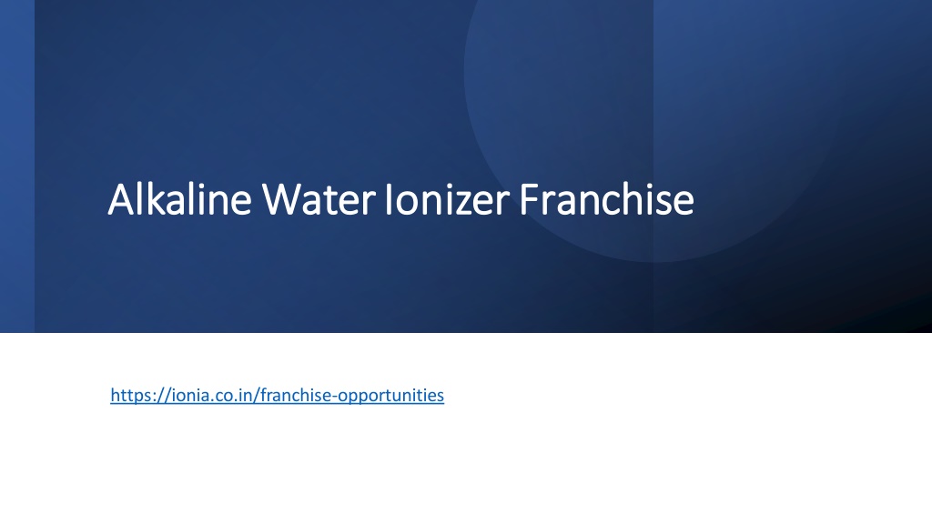 alkaline water ionizer franchise alkaline water l.w