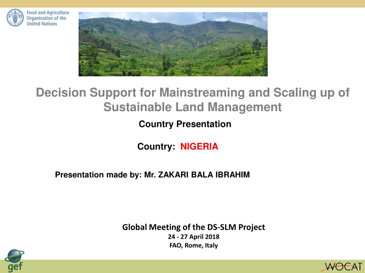 Sustainable Land Management in Nigeria: Enhancing Ecosystems