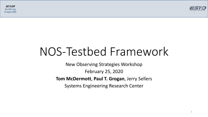 NOS-Testbed Framework