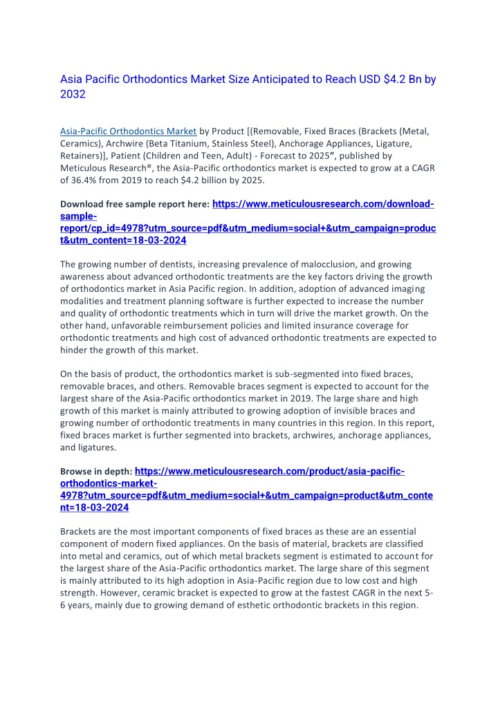 asia pacific orthodontics market size anticipated n.w