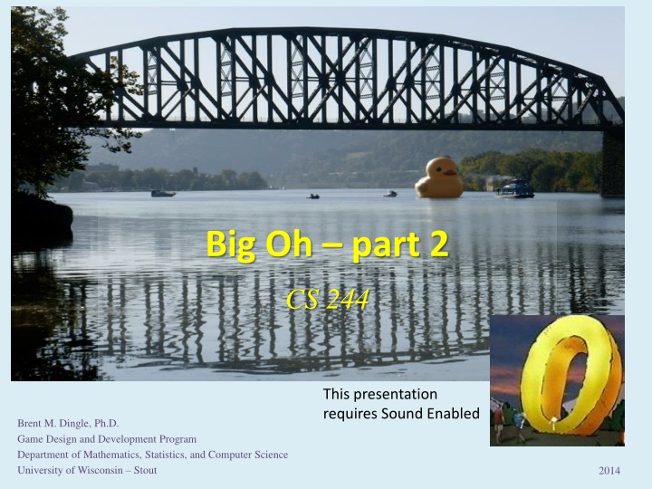 Big-Oh in Algorithms: More on Efficiency and Complexity