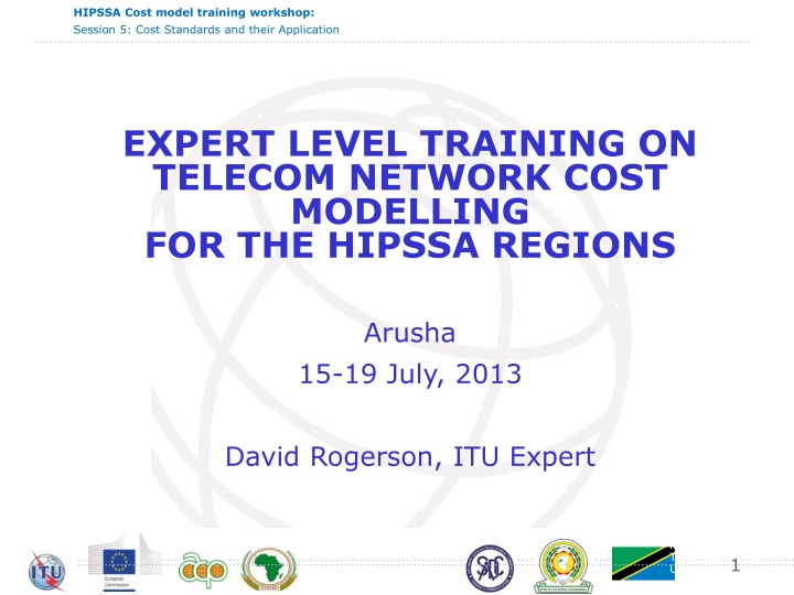 HIPSSA Cost Model Training Workshop: Session 5 Cost Standards & Application