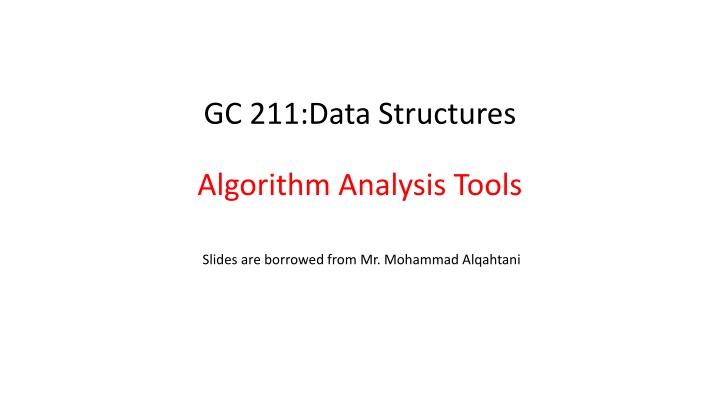 GC 211:Data Structures