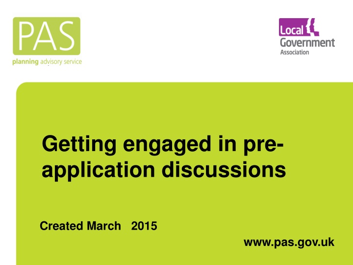 Benefits of Engaging in Pre-Application Discussions