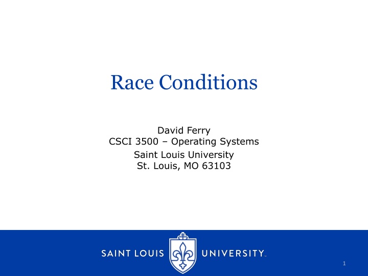Race Conditions in Operating Systems