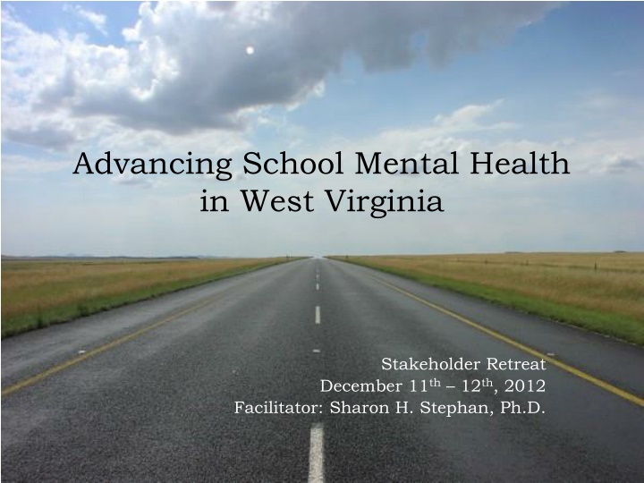 Advancing School Mental Health  in West Virginia