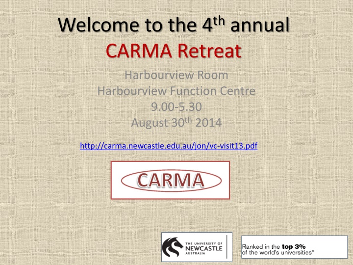 CARMA Retreat