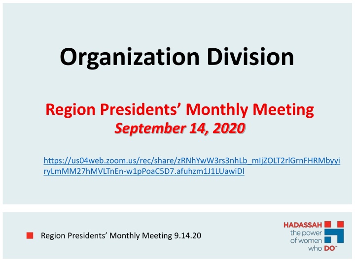 Organization Division