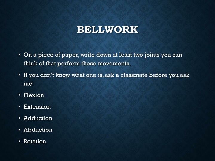 BELLWORK