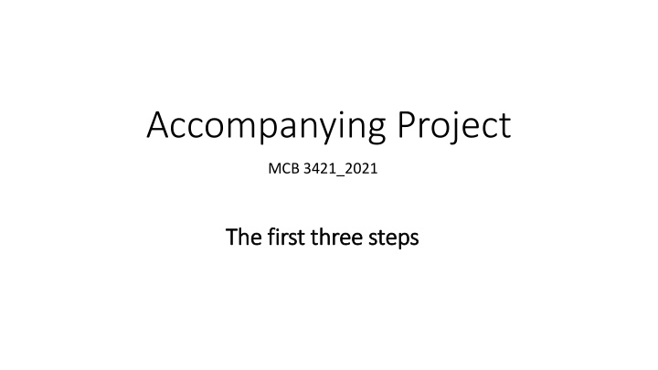 Accompanying Project