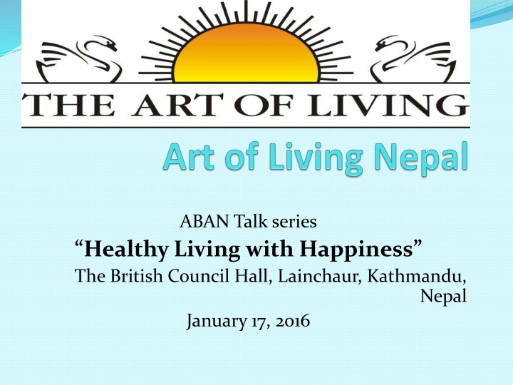Healthy Living with Happiness Series