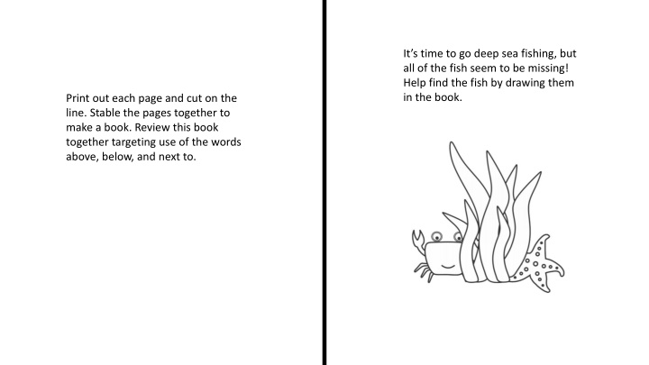 Fun Deep Sea Fishing Activity Book