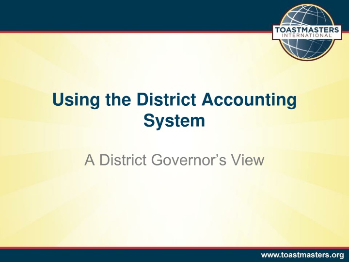 District Accounting System Essentials