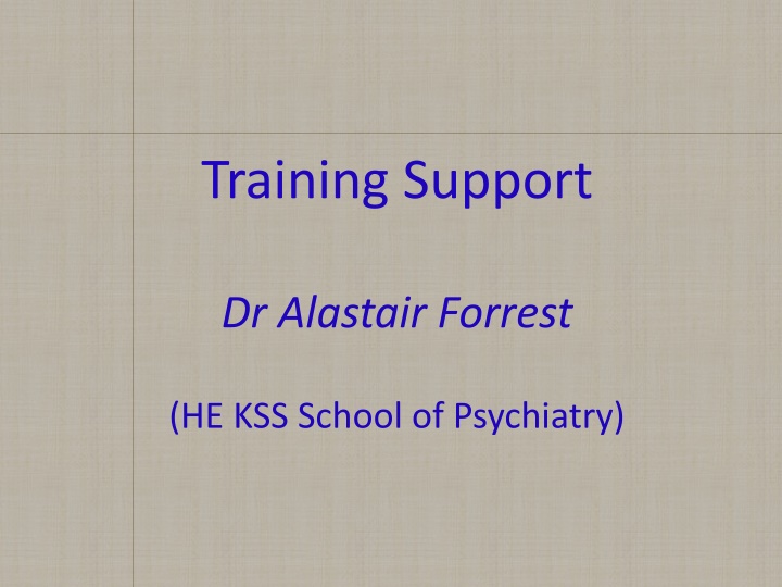 Training Support