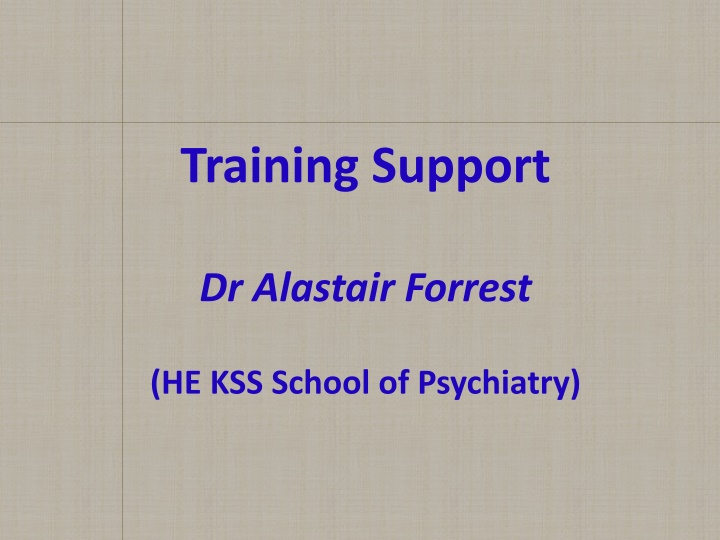 Training and Support for Clinical Teams in Psychiatry