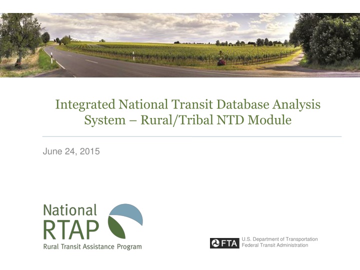 Integrated National Transit Database Analysis System - U.S. Department of Transportation