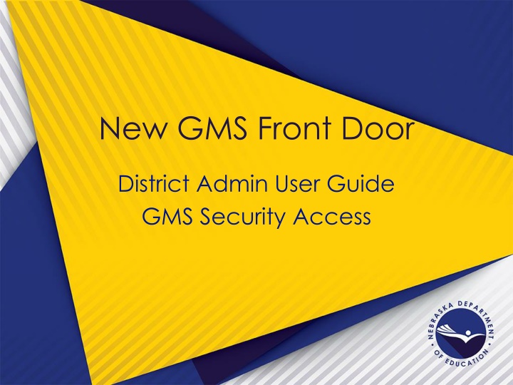 New GMS Front Door