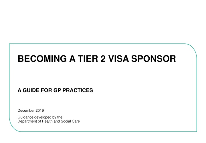 BECOMING A TIER 2 VISA SPONSOR