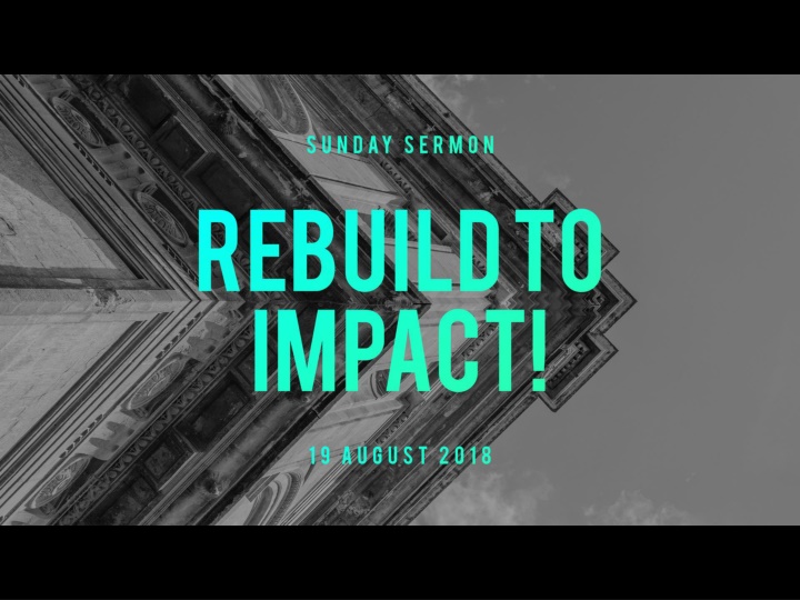 Rebuilding Foundations for a Renewed Future