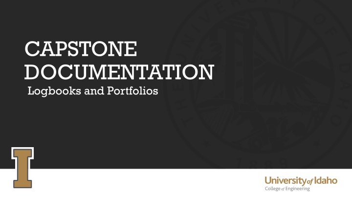 Capstone Documentation and Portfolio Management