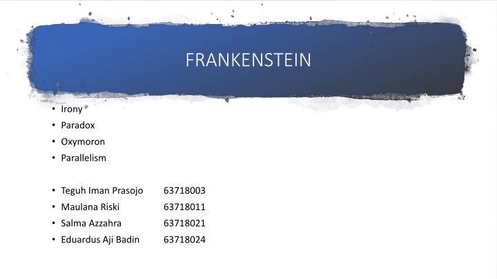 FRANKENSTEIN