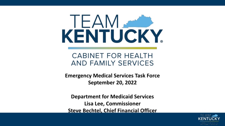 Medicaid Coverage for Ambulance Services in Kentucky