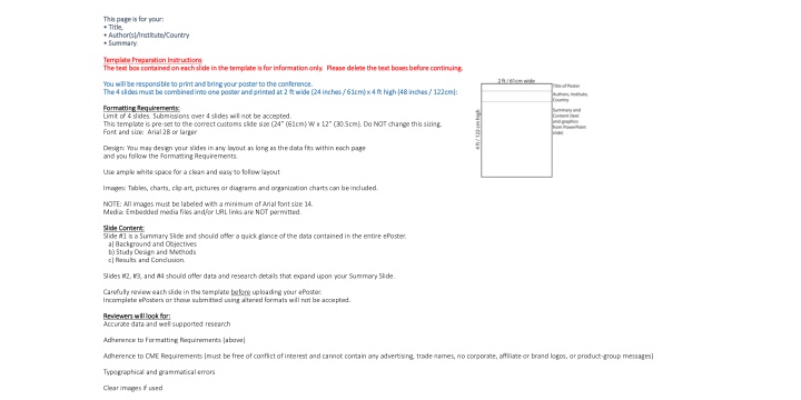 Effective ePoster Design Guidelines