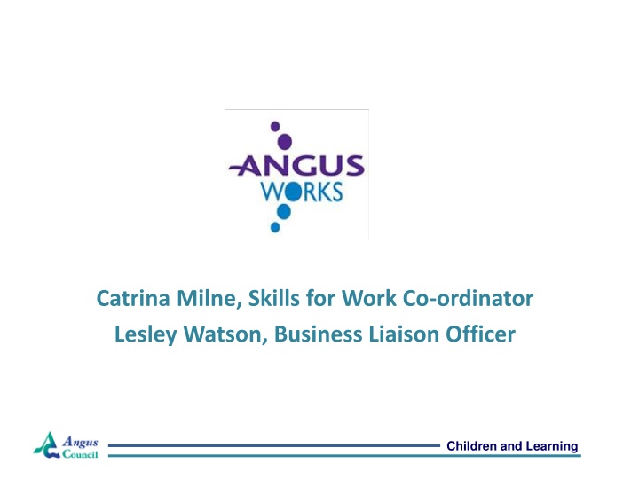 Angus Council's Work Placements Initiative