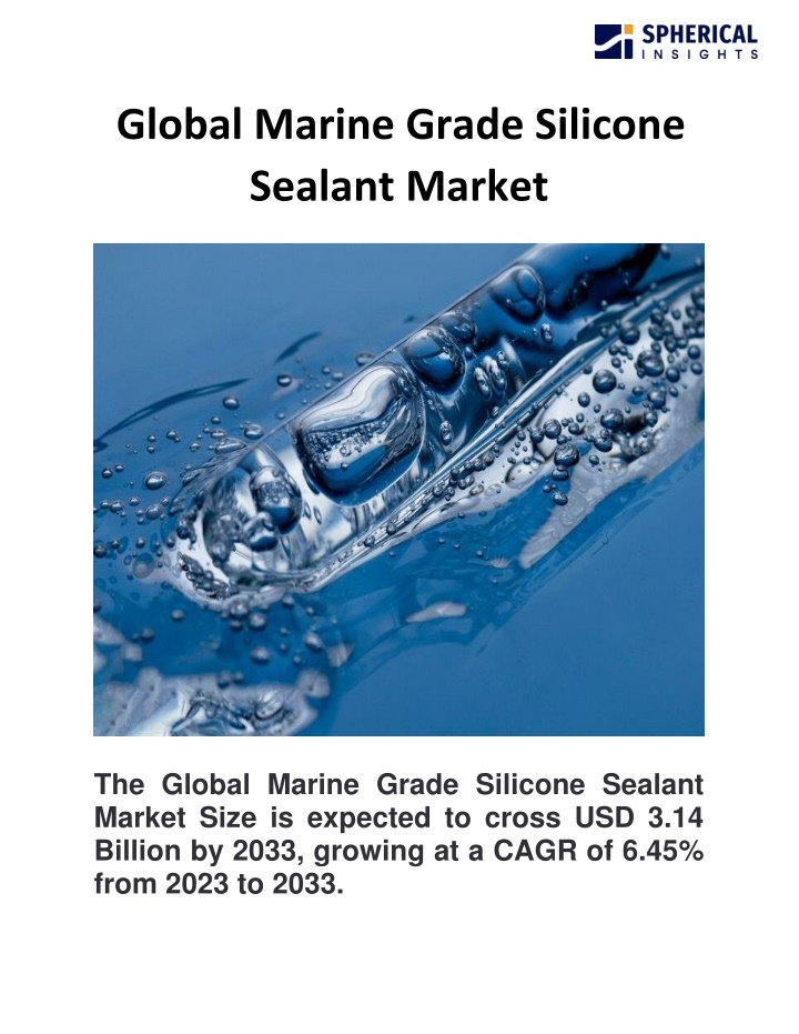 global marine grade silicone sealant market n.w
