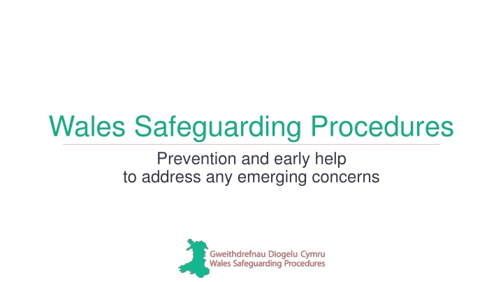 Wales Safeguarding Procedures
