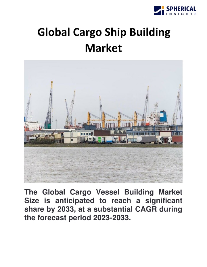 global cargo ship building market n.w