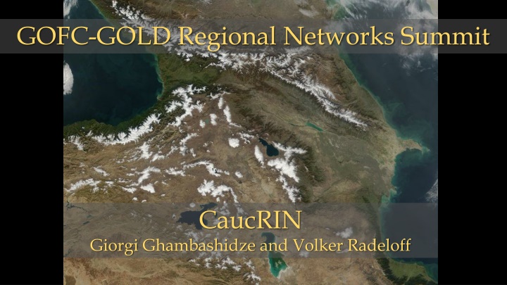 GOFC-GOLD Regional Networks Summit