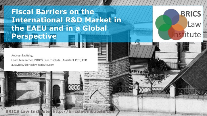 Fiscal Barriers on the International R&D Market: Legal Concepts