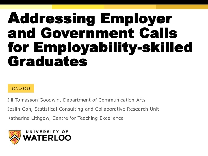 Enhancing Employability Skills in Graduates