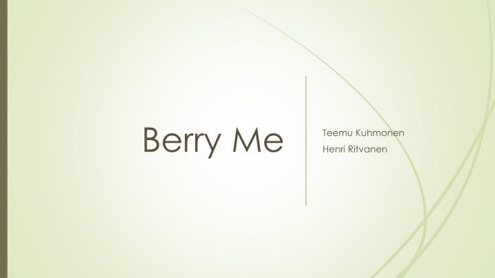 Berry.Me App: Create Your Berry Database Easily